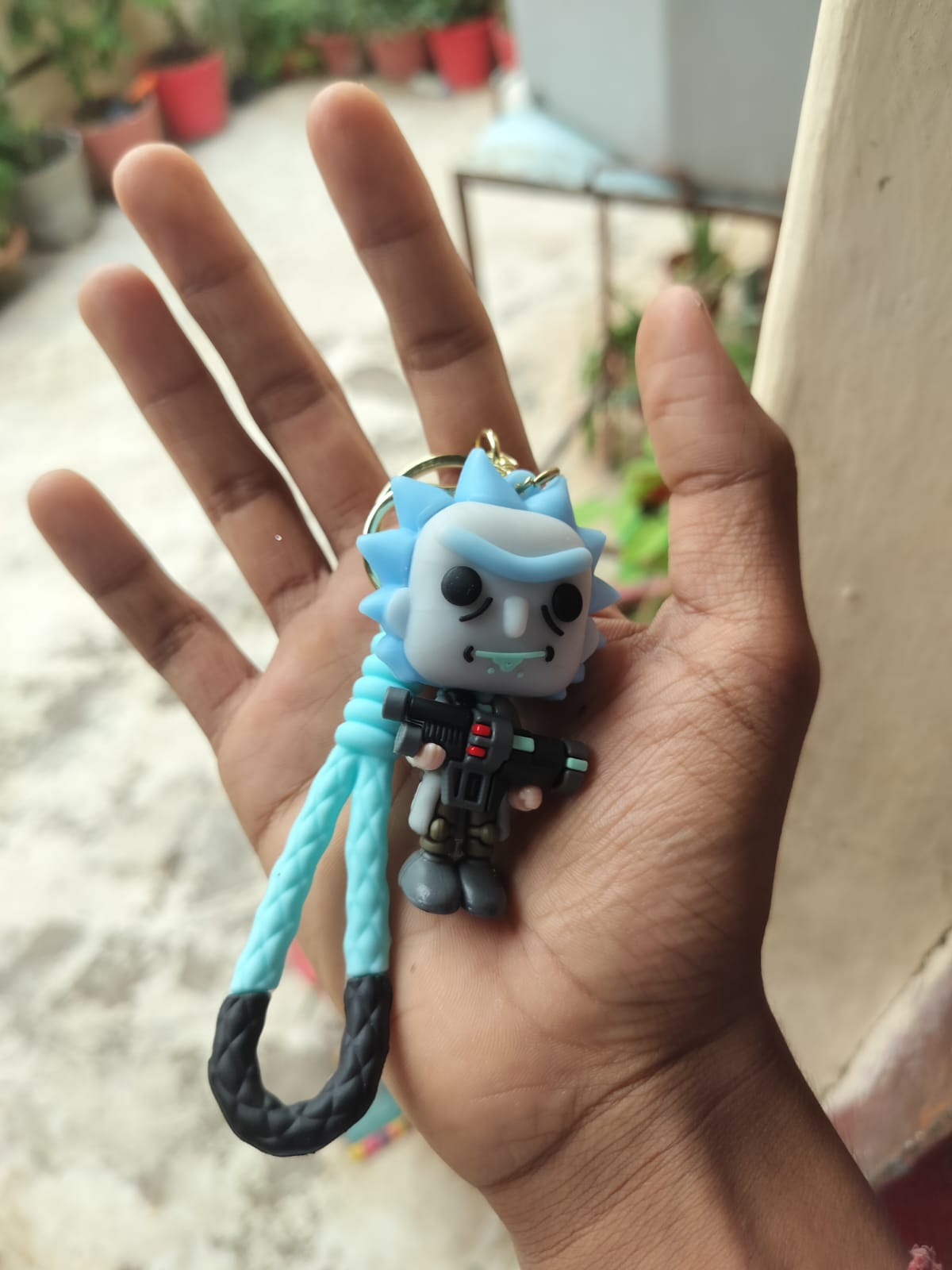 Rick Sanchez 3D PVC Keychain