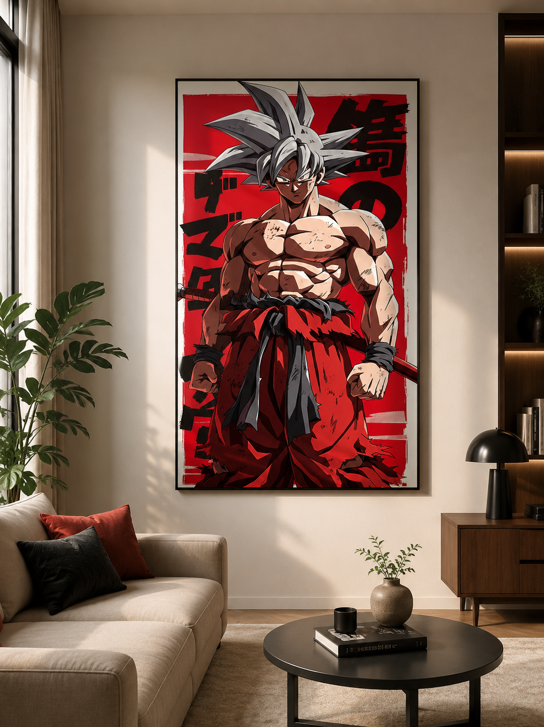 Goku Ultra Instinct Anime Poster