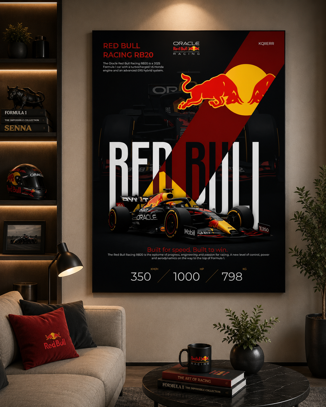 Red Bull Racing F1 Poster