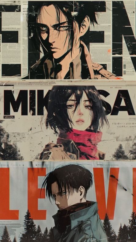 Attack on Titan Trio