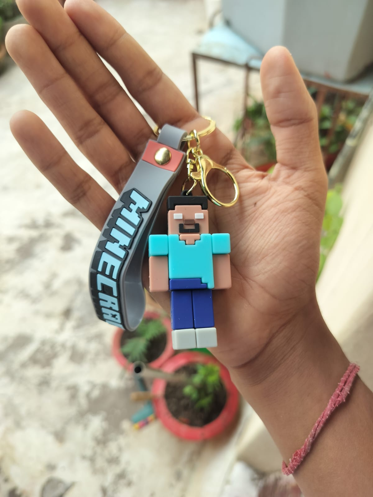 Minecraft Herobrine 3D PVC Keychain