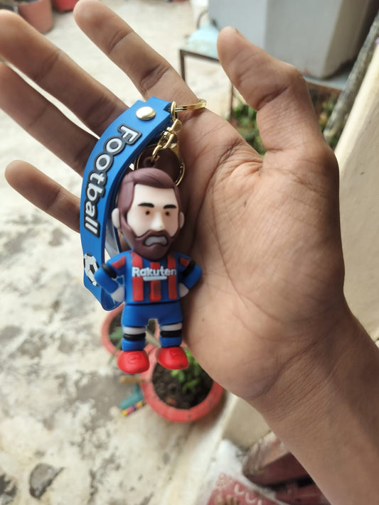 Lionel Messi 3D PVC Keychain